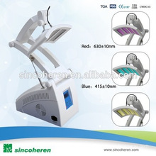 PDT Machine 3 Color Red Blue Yellow Light for Different Skin Treatment